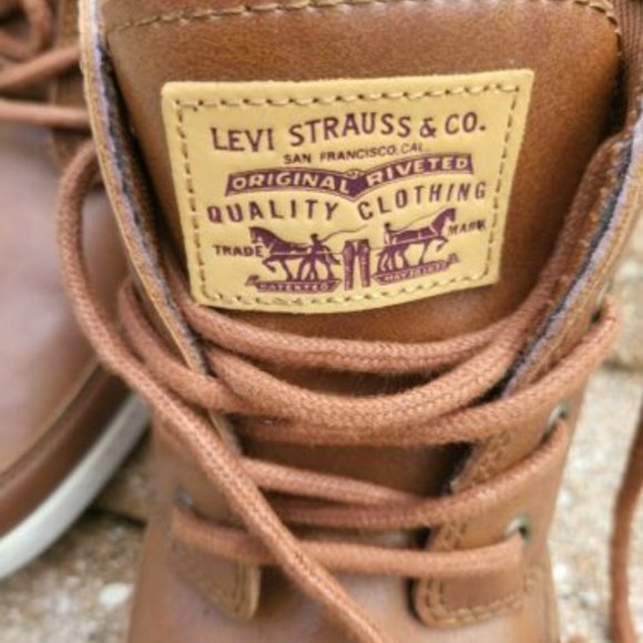 Levi Men's Strauss Brown Chukka Two-Toned Boot/Sneaker Size 8 - Picture 4 of 7